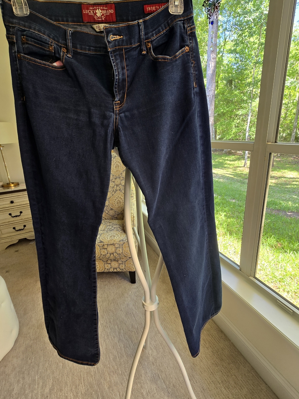 Lucky Brand Women's Sweet'N Low Flare Jeans - Dark Blue